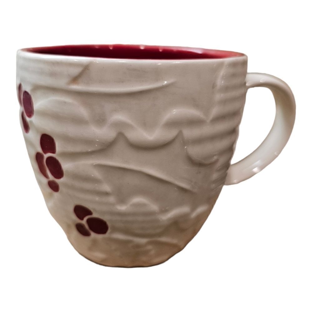 STARBUCKS 2010 Holly Berry Mug -β4"βxβ4"β